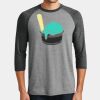 Mens Perfect Tri ® 3/4 Sleeve Raglan Thumbnail