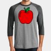 Mens Perfect Tri ® 3/4 Sleeve Raglan Thumbnail