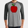 Mens Perfect Tri ® 3/4 Sleeve Raglan Thumbnail