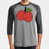 Mens Perfect Tri ® 3/4 Sleeve Raglan Thumbnail