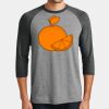 Mens Perfect Tri ® 3/4 Sleeve Raglan Thumbnail