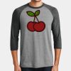 Mens Perfect Tri ® 3/4 Sleeve Raglan Thumbnail