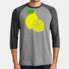 Mens Perfect Tri ® 3/4 Sleeve Raglan Thumbnail