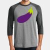 Mens Perfect Tri ® 3/4 Sleeve Raglan Thumbnail