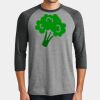 Mens Perfect Tri ® 3/4 Sleeve Raglan Thumbnail