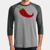 Mens Perfect Tri ® 3/4 Sleeve Raglan Thumbnail