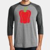 Mens Perfect Tri ® 3/4 Sleeve Raglan Thumbnail