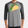 Mens Perfect Tri ® 3/4 Sleeve Raglan Thumbnail