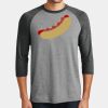 Mens Perfect Tri ® 3/4 Sleeve Raglan Thumbnail