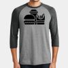 Mens Perfect Tri ® 3/4 Sleeve Raglan Thumbnail