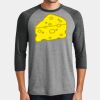 Mens Perfect Tri ® 3/4 Sleeve Raglan Thumbnail