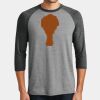 Mens Perfect Tri ® 3/4 Sleeve Raglan Thumbnail