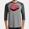 Mens Perfect Tri ® 3/4 Sleeve Raglan Thumbnail