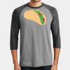 Mens Perfect Tri ® 3/4 Sleeve Raglan Thumbnail