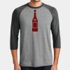 Mens Perfect Tri ® 3/4 Sleeve Raglan Thumbnail