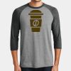 Mens Perfect Tri ® 3/4 Sleeve Raglan Thumbnail