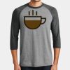 Mens Perfect Tri ® 3/4 Sleeve Raglan Thumbnail