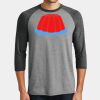 Mens Perfect Tri ® 3/4 Sleeve Raglan Thumbnail