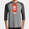 Mens Perfect Tri ® 3/4 Sleeve Raglan Thumbnail