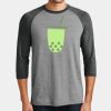 Mens Perfect Tri ® 3/4 Sleeve Raglan Thumbnail