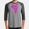 Mens Perfect Tri ® 3/4 Sleeve Raglan Thumbnail