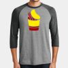 Mens Perfect Tri ® 3/4 Sleeve Raglan Thumbnail