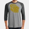 Mens Perfect Tri ® 3/4 Sleeve Raglan Thumbnail