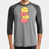 Mens Perfect Tri ® 3/4 Sleeve Raglan Thumbnail