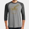 Mens Perfect Tri ® 3/4 Sleeve Raglan Thumbnail