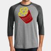 Mens Perfect Tri ® 3/4 Sleeve Raglan Thumbnail