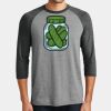 Mens Perfect Tri ® 3/4 Sleeve Raglan Thumbnail