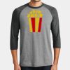 Mens Perfect Tri ® 3/4 Sleeve Raglan Thumbnail