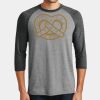 Mens Perfect Tri ® 3/4 Sleeve Raglan Thumbnail