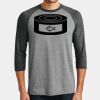 Mens Perfect Tri ® 3/4 Sleeve Raglan Thumbnail