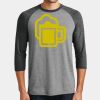 Mens Perfect Tri ® 3/4 Sleeve Raglan Thumbnail