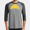 Mens Perfect Tri ® 3/4 Sleeve Raglan Thumbnail