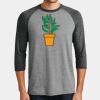 Mens Perfect Tri ® 3/4 Sleeve Raglan Thumbnail