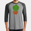 Mens Perfect Tri ® 3/4 Sleeve Raglan Thumbnail