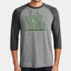 Mens Perfect Tri ® 3/4 Sleeve Raglan Thumbnail