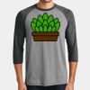 Mens Perfect Tri ® 3/4 Sleeve Raglan Thumbnail