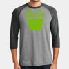 Mens Perfect Tri ® 3/4 Sleeve Raglan Thumbnail