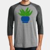Mens Perfect Tri ® 3/4 Sleeve Raglan Thumbnail