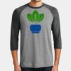 Mens Perfect Tri ® 3/4 Sleeve Raglan Thumbnail