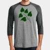 Mens Perfect Tri ® 3/4 Sleeve Raglan Thumbnail