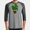 Mens Perfect Tri ® 3/4 Sleeve Raglan Thumbnail
