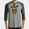 Mens Perfect Tri ® 3/4 Sleeve Raglan Thumbnail