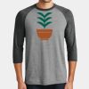 Mens Perfect Tri ® 3/4 Sleeve Raglan Thumbnail