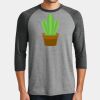 Mens Perfect Tri ® 3/4 Sleeve Raglan Thumbnail