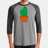 Mens Perfect Tri ® 3/4 Sleeve Raglan Thumbnail