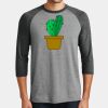Mens Perfect Tri ® 3/4 Sleeve Raglan Thumbnail